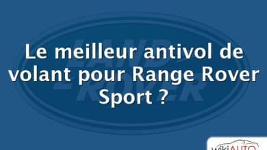 Le meilleur antivol de volant pour Range Rover Sport ?