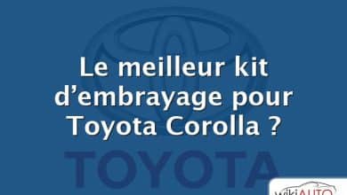 Le meilleur kit d’embrayage pour Toyota Corolla ?