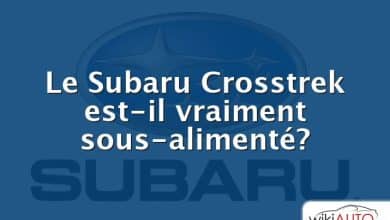 Le Subaru Crosstrek est-il vraiment sous-alimenté?