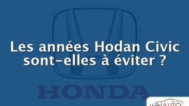 Les années Hodan Civic sont-elles à éviter ?