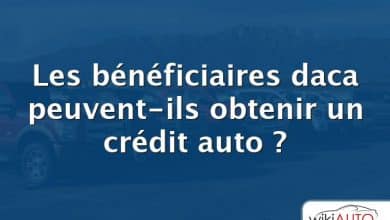 Les bénéficiaires daca peuvent-ils obtenir un crédit auto ?