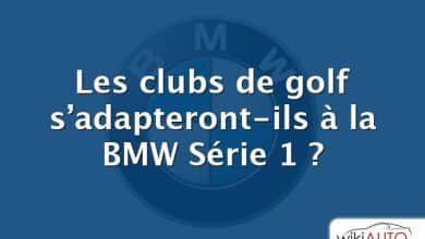 Les clubs de golf s’adapteront-ils à la BMW Série 1 ?