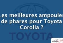 Les meilleures ampoules de phares pour Toyota Corolla ?