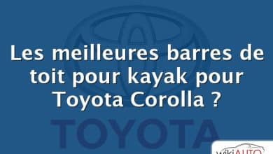 Les meilleures barres de toit pour kayak pour Toyota Corolla ?