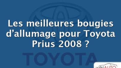 Les meilleures bougies d’allumage pour Toyota Prius 2008 ?