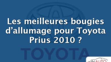 Les meilleures bougies d’allumage pour Toyota Prius 2010 ?