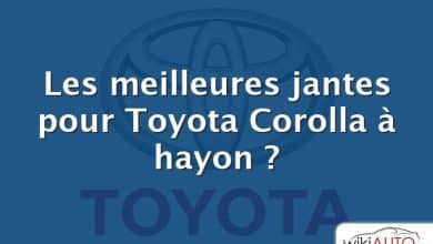 Les meilleures jantes pour Toyota Corolla à hayon ?