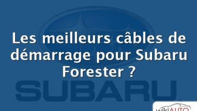 Les meilleurs câbles de démarrage pour Subaru Forester ?