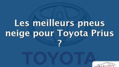 Les meilleurs pneus neige pour Toyota Prius ?