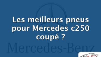 Les meilleurs pneus pour Mercedes c250 coupé ?