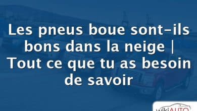 Les pneus boue sont-ils bons dans la neige |  Tout ce que tu as besoin de savoir