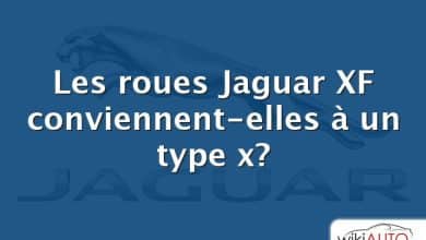 Les roues Jaguar XF conviennent-elles à un type x?