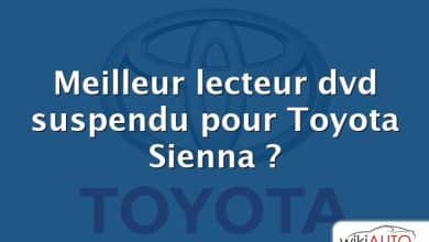 Meilleur lecteur dvd suspendu pour Toyota Sienna ?