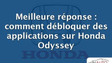 Meilleure réponse : comment débloquer des applications sur Honda Odyssey