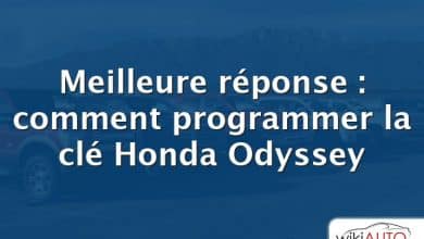 Meilleure réponse : comment programmer la clé Honda Odyssey