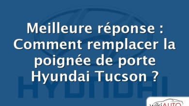 Meilleure réponse : Comment remplacer la poignée de porte Hyundai Tucson ?