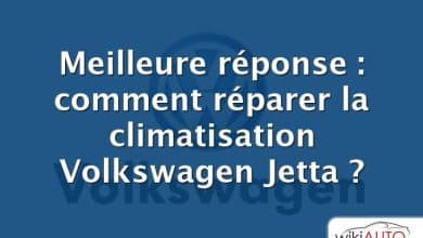 Meilleure réponse : comment réparer la climatisation Volkswagen Jetta ?
