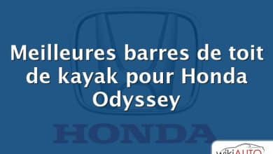 Meilleures barres de toit de kayak pour Honda Odyssey