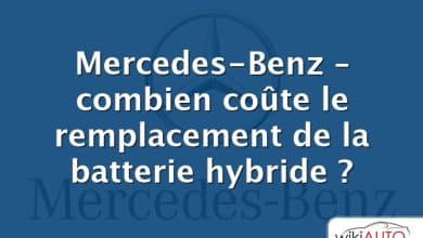 Mercedes-Benz – combien coûte le remplacement de la batterie hybride ?