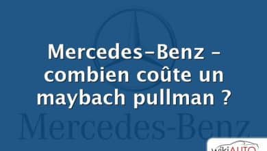 Mercedes-Benz – combien coûte un maybach pullman ?