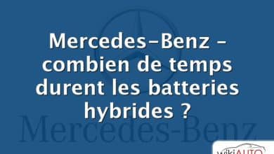 Mercedes-Benz – combien de temps durent les batteries hybrides ?
