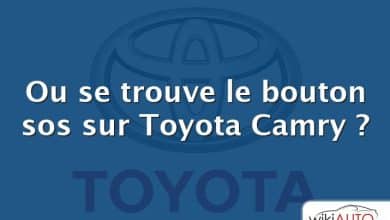 Ou se trouve le bouton sos sur Toyota Camry ?