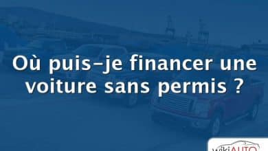 Où puis-je financer une voiture sans permis ?