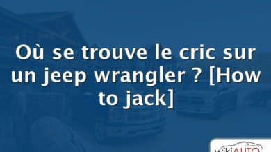 Où se trouve le cric sur un jeep wrangler ? [How to jack]