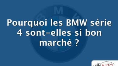 Pourquoi les BMW série 4 sont-elles si bon marché ?