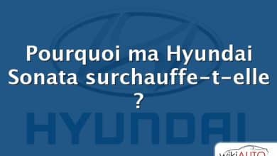 Pourquoi ma Hyundai Sonata surchauffe-t-elle ?