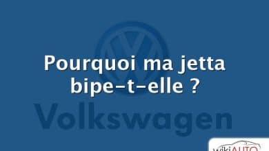 Pourquoi ma jetta bipe-t-elle ?