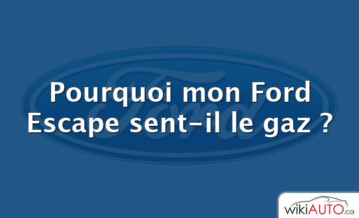 Pourquoi mon Ford Escape sent-il le gaz ?