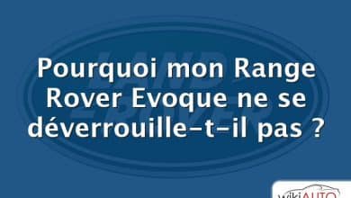 Pourquoi mon Range Rover Evoque ne se déverrouille-t-il pas ?