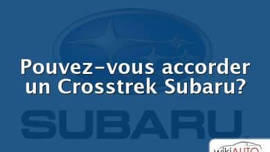 Pouvez-vous accorder un Crosstrek Subaru?