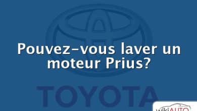 Pouvez-vous laver un moteur Prius?