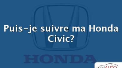 Puis-je suivre ma Honda Civic?