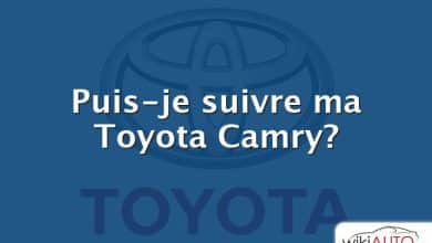 Puis-je suivre ma Toyota Camry?