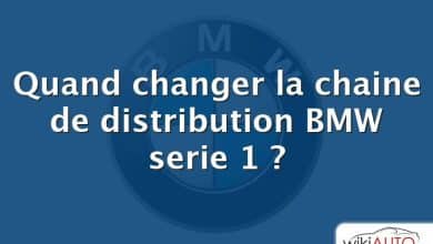 Quand changer la chaine de distribution BMW serie 1 ?