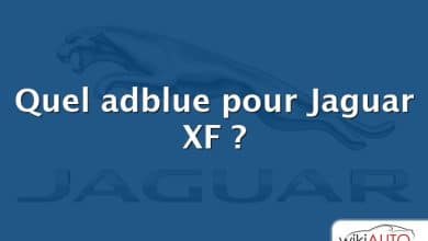 Quel adblue pour Jaguar XF ?