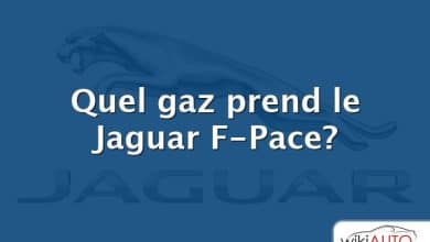 Quel gaz prend le Jaguar F-Pace?