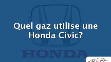 Quel gaz utilise une Honda Civic?