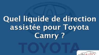 Quel liquide de direction assistée pour Toyota Camry ?