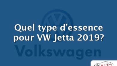Quel type d’essence pour VW Jetta 2019?