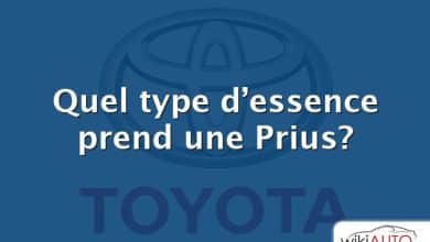 Quel type d’essence prend une Prius?