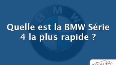 Quelle est la BMW Série 4 la plus rapide ?