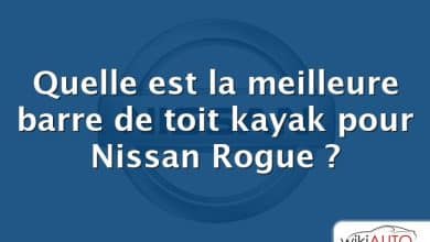 Quelle est la meilleure barre de toit kayak pour Nissan Rogue ?