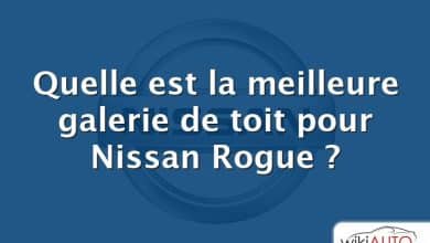 Quelle est la meilleure galerie de toit pour Nissan Rogue ?