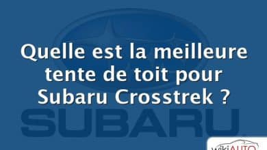 Quelle est la meilleure tente de toit pour Subaru Crosstrek ?