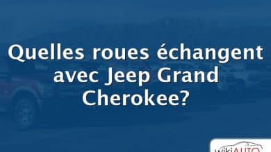 Quelles roues échangent avec Jeep Grand Cherokee?