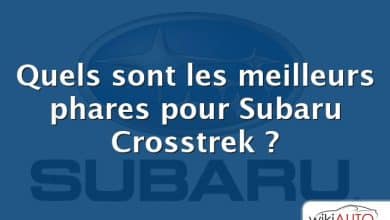 Quels sont les meilleurs phares pour Subaru Crosstrek ?